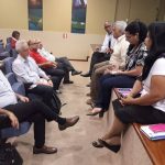 Reunião que deu início à construção do ONDAS durante o FAMA 2018, março de 2018, em Brasília 3